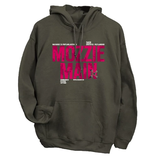 Mozzie Main kapucnis pulóver (Grafit)