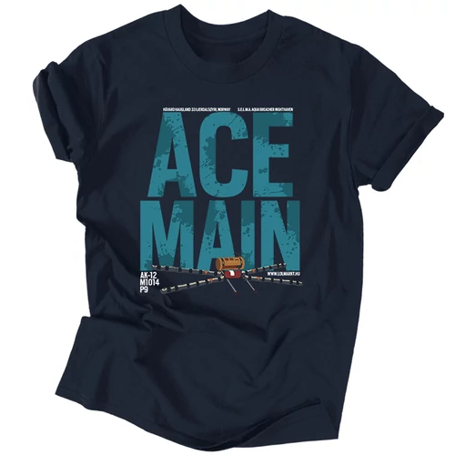 Ace Main  férfi póló (Sötétkék)