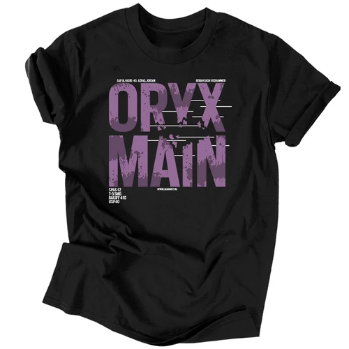 Oryx Main férfi póló (Fekete)