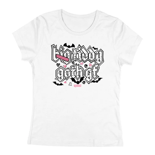 big tiddy goth gf női póló (Fehér)