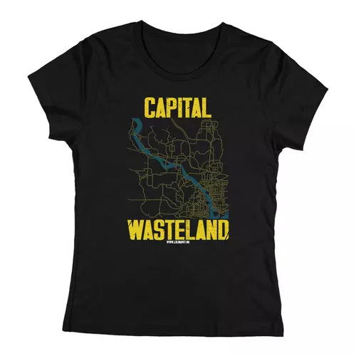 Capital Wasteland női póló (Fekete)