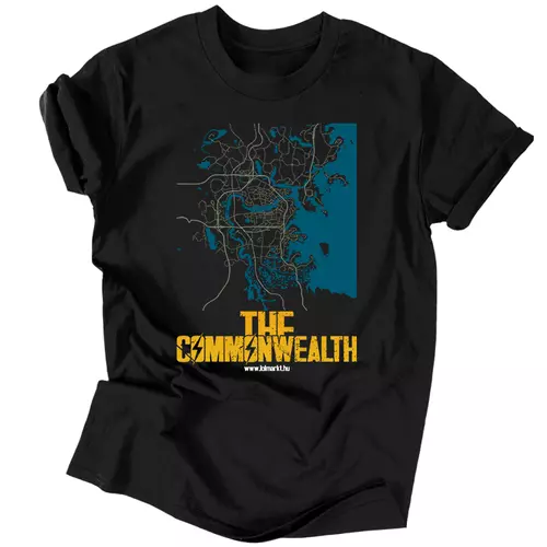 The Commonwealth férfi póló (Fekete)