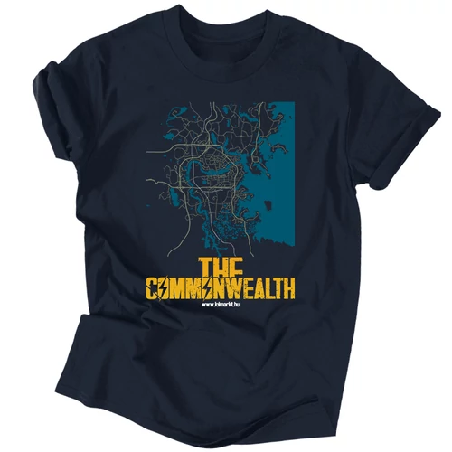 The Commonwealth férfi póló (Sötétkék)