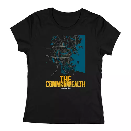 The Commonwealth női póló (Fekete)