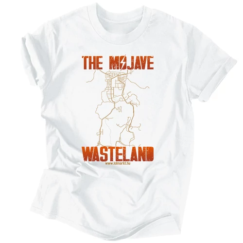 The Mojave Wasteland férfi póló (Fehér)