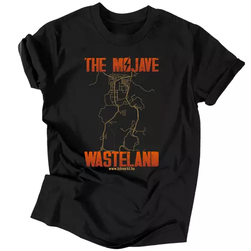 The Mojave Wasteland férfi póló (Fekete)