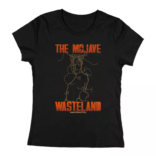 The Mojave Wasteland női póló (Fekete)