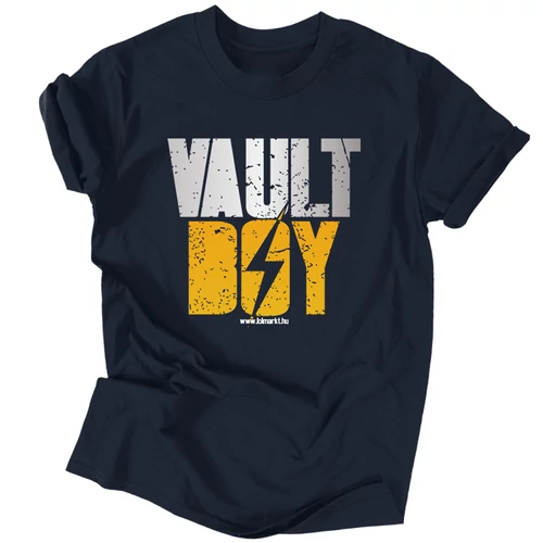Vault Boy férfi póló (Sötétkék)