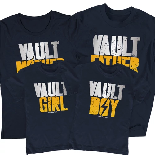 Vault Family családi póló szett (Navy)