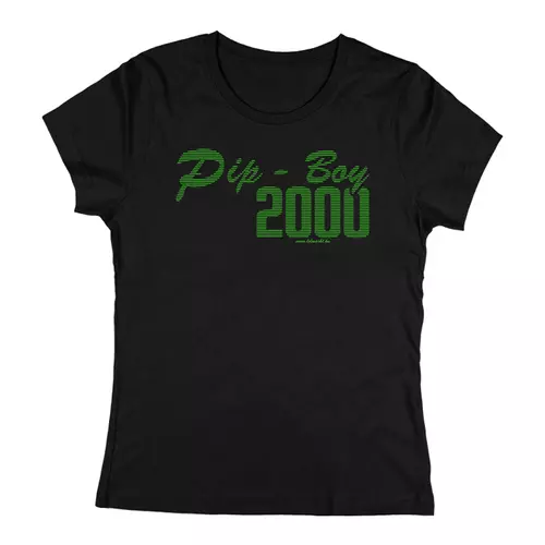 Pip-Boy 2000 női póló (Fekete)