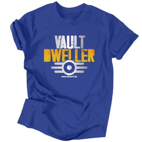 Vault Dweller férfi póló (Királykék)