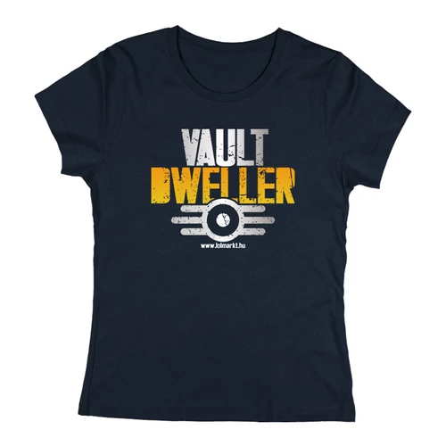 Vault Dweller női póló (Sötétkék)