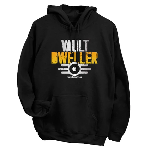 Vault Dweller kapucnis pulcsi (Fekete)