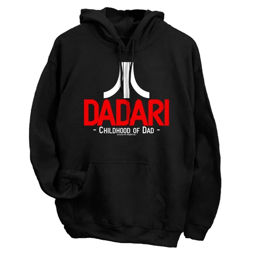 Dadari kapucnis pulóver (Fekete)