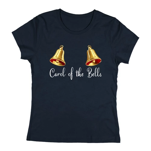 Carol of the Bells női póló (Sötétkék)