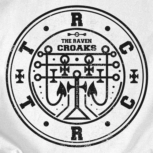 The Raven Croaks - Sigil of TRC - női póló (B_Feher)