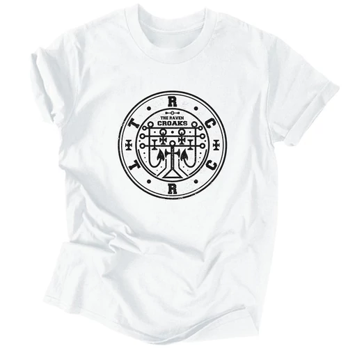 The Raven Croaks - Sigil of TRC - férfi póló (Fehér)