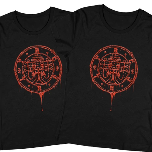 The Raven Croaks - Sigil of TRC (RITUAL) - női póló szett (Fekete)