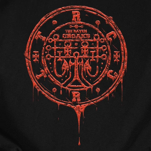 The Raven Croaks - Sigil of TRC (RITUAL) - kötény (B_Fekete)