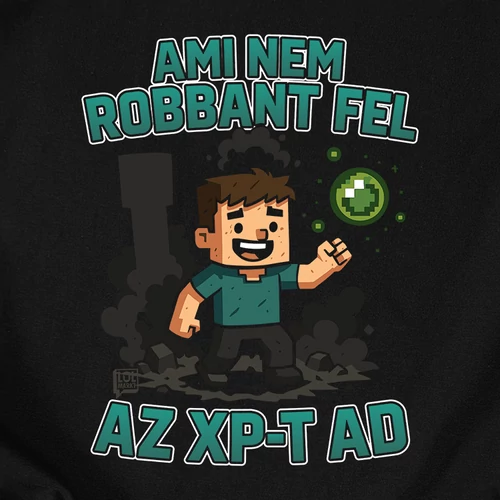 Ami nem robbant fel gyerek póló (b_Fekete)