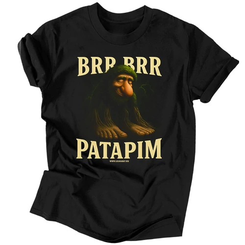 Brr Brr Papatim póló (Fekete)
