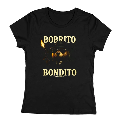 Bobrito Bondito póló (Noi fekete)