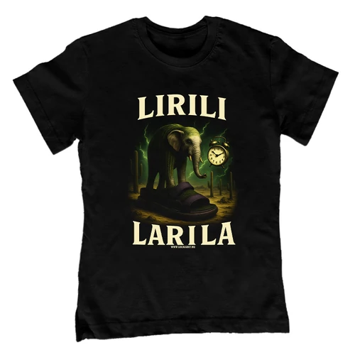 Lirili Larila gyerek póló (Fekete)