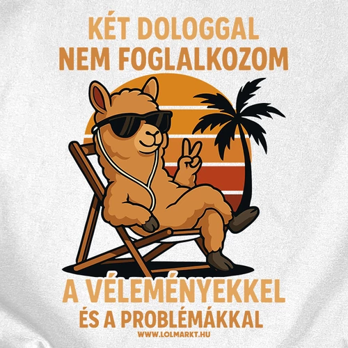 Nem foglalkozom póló (B_fehér)