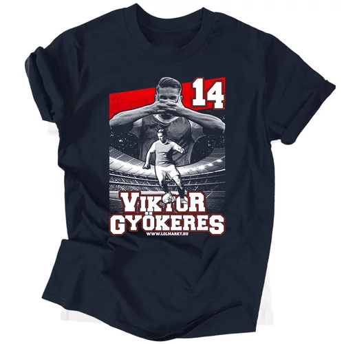 Gyökeres Viktor szurkolói  póló (női fekete)
