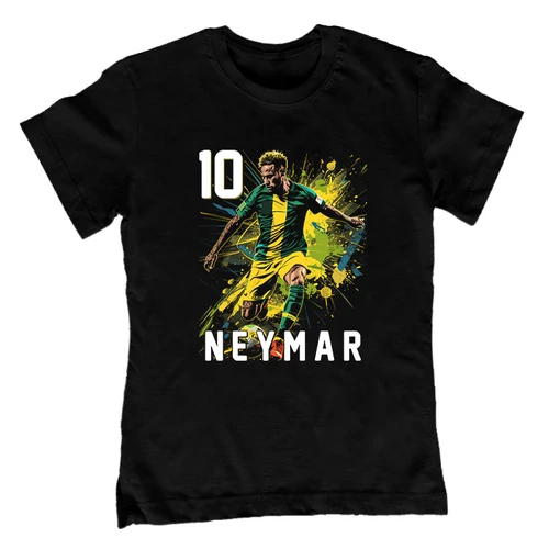 Neymar gyerek póló (Fekete)
