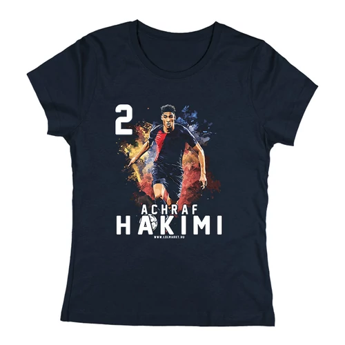 Achraf Hakimi  női póló (Sötétkék)