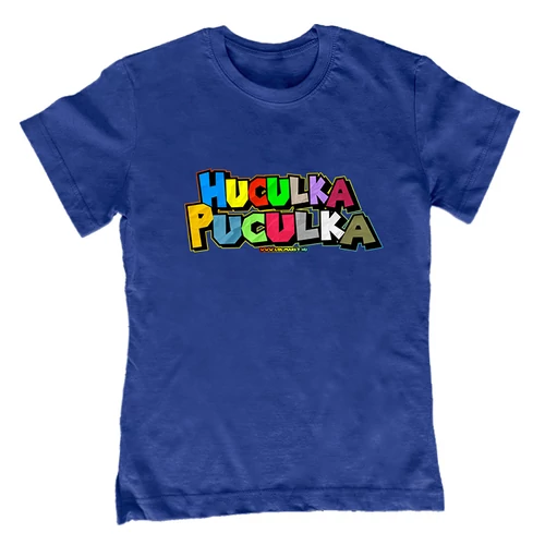 Huculka puculka gyerek póló (Királykék)