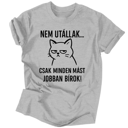 Nem utállak póló (Fekete)