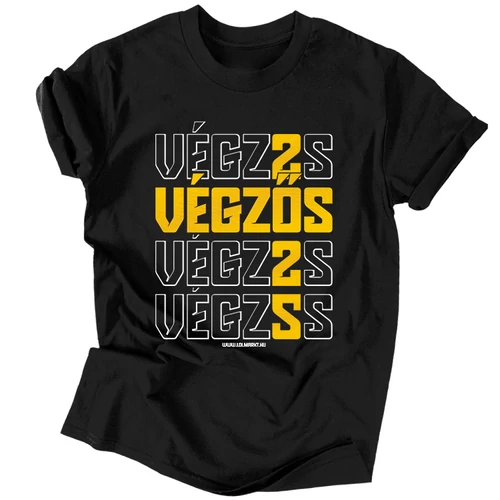Végzős 2025 póló (Fekete)