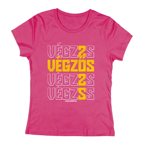 Végzős 2025 póló (Rózsaszin)
