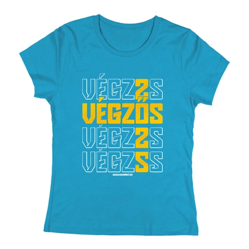 Végzős 2025 póló (Türkiz)