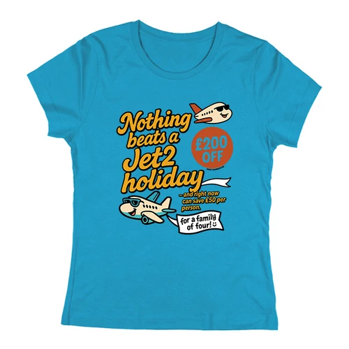 Jet 2 holiday póló (Türkiz)