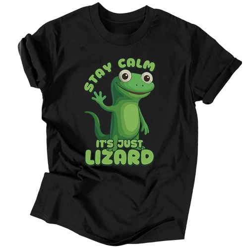  It's juts lizard póló (Fekete)