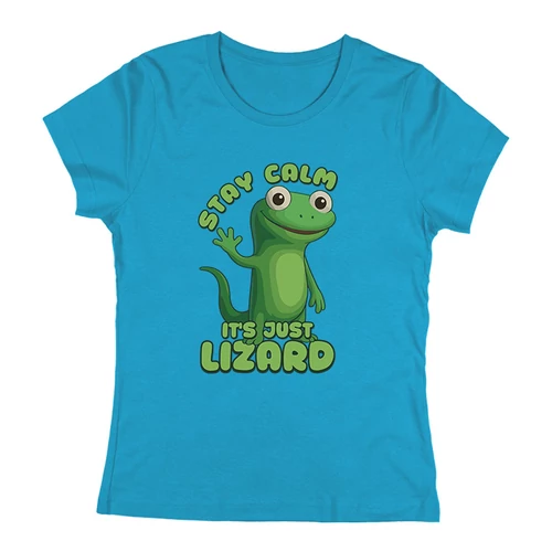  It's juts lizard póló (Türkiz)