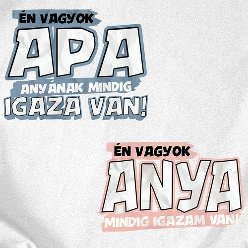 Igaza van kapucnis pulóverek (B_fehér)