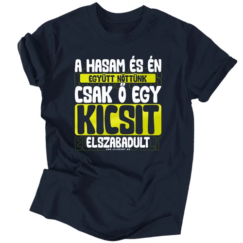 A hasam elszabadult póló (Sötétkék)