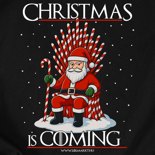 Christmas is Coming  póló (B_fekete)