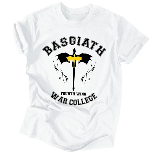 Basgiath - Fourth wing férfi póló (Fehér)