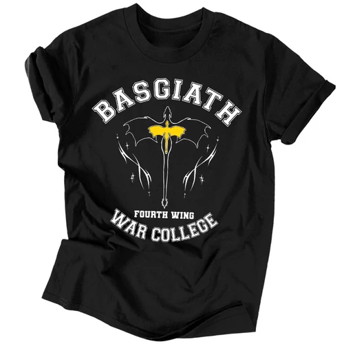  Basgiath - Fourth wing férfi póló (Fekete)