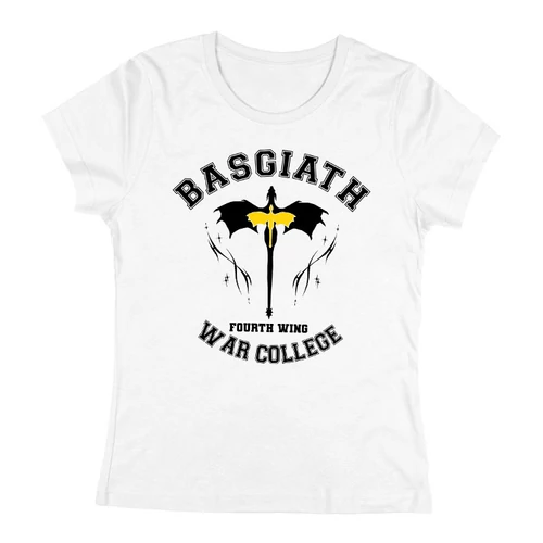  Basgiath - Fourth wing női póló (Fehér)
