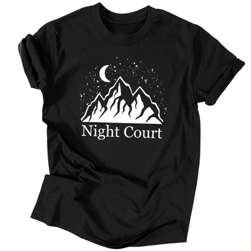 Acotar - Night court férfi póló (Fekete)
