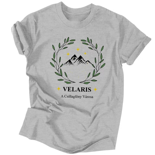 Acotar - Velaris férfi póló (Szürke)