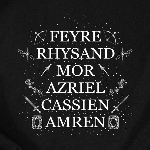 Acotar - Álom csapat férfi póló (Fekete)