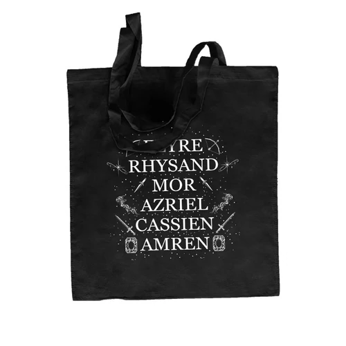 Acotar - Álom csapat vászontáska (Fekete)