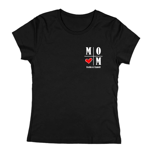 Mom női póló (Fekete)